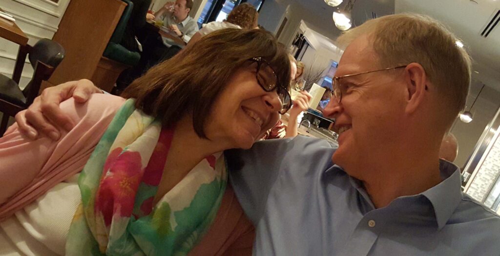 Jama & John looking 35 anniv2