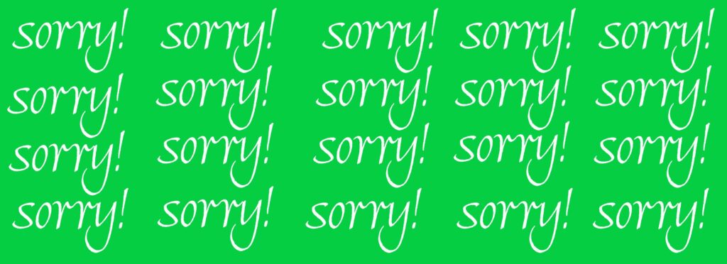 sorry sorry2